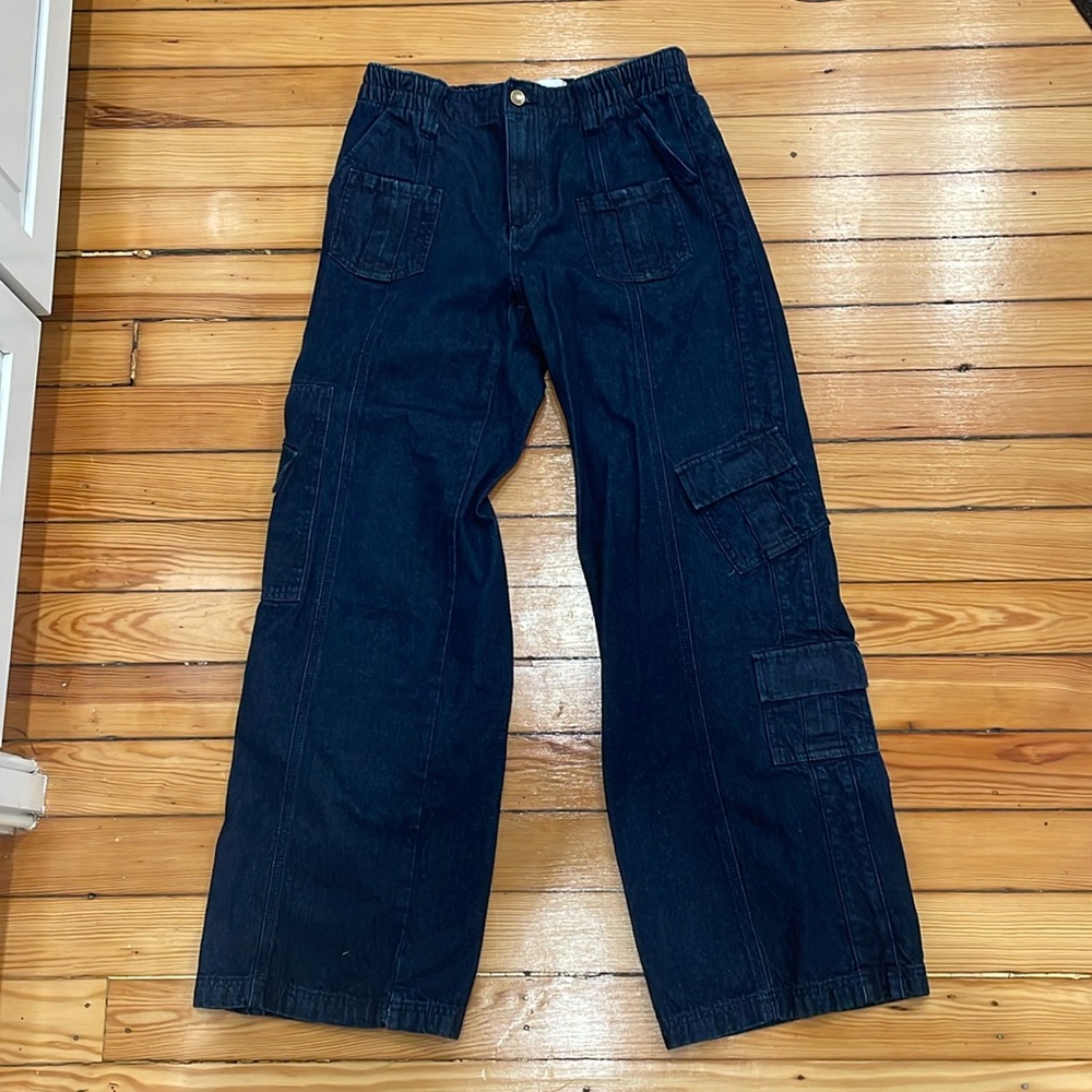 Urban Outfitters BDG dark blue cargo jeans
